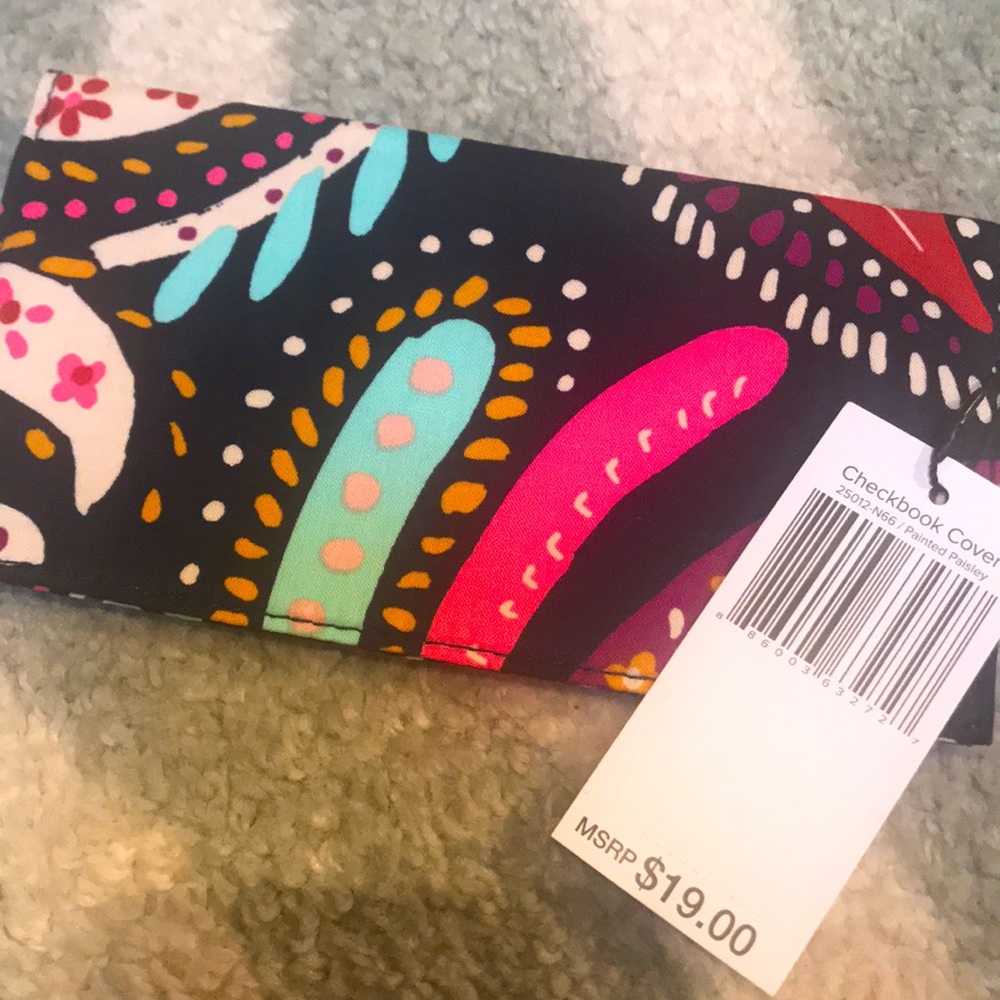 Vera Bradley checkbook cover